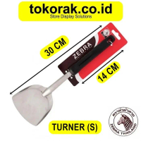 SPATULA ZEBRA TURNER S FOCUS 104008 - SODET STAINLESS - SUTIL