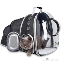 新款寵物包外出便攜可拓展貓包透明太空包太空艙雙肩寵物背包  YTL領券更優惠