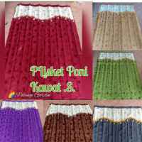 Gorden Plisket Poni/Gorden Kawat.S./Gorden Polkadot Poni/Gorden Embos Polos Terlaris