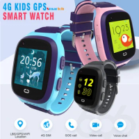 New 4G Kids Smart Watch GPS Wifi Video Call With Face-lock SOS Tracker Location IP67 Waterproof Children's Smart Watch Camer