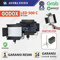 GODOX LED VIDEO LIGHT 500C Paket Baterai +Lightstand