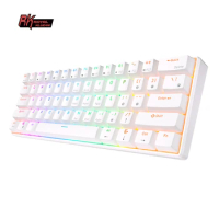 Royal Kludge RK61 Gaming Mechanical Keyboard 61 Keys 60% RGB Backlit Hot-Swappable Bluetooth Wireless Keyboards Gateron Cherry