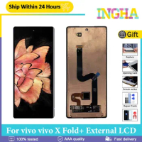 6.53"Original AMOLED Second External Screen For vivo X Fold+ Small LCD V2229A Touch Screen Digitizer For vivo XFold plus Replace