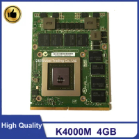 Original K4000M K4000 GDDR5 4GB Video Graphics Card N14E-Q3-A2 For Dell M6600 M6700 M6800 for HP 8740W 8760W 8770W for iMac