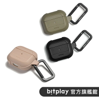 強強滾-bitplay | AirPods 3 機能保護套 | 奶茶色/卡其綠/霧黑色