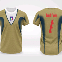 JERSEY KIPER TIMNAS ITALIA 2006 FULL PRINTING GRATIS NAMA NOMOR PUNGGUNG