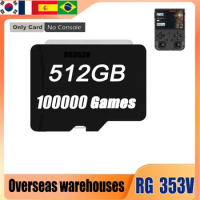 open source system ANBERNIC RG353VRG353VS Bag SDCard512G super-capacity game memory card TFCard Built-in MAX 80000+ game TF card
