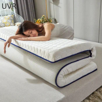 UVR Thai Natural Latex Memory Foam Mattress Japanese Floor Mat Bedroom Tatami Latex Mattress Slow Rebound King Bed Full Size