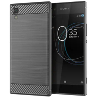 For Sony Xperia XA1 Plus XA1Ultra Case Carbon Fiber Skin Soft Silicone TPU Cover Case For Sony Xperia XA2 Ultra Plus Phone Cases