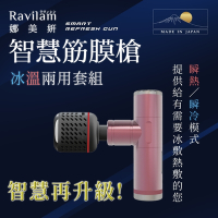 Ravilam娜美妍 智慧筋膜槍 冰溫套組-粉