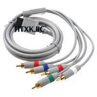 RCA component YPbPr audio video AV cable 1.7 m for the Nintendo Wii 100pcs DHL or EMS shipping free
