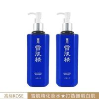 【KOSE 高絲】藥用雪肌精化妝水500ml超值1+1組