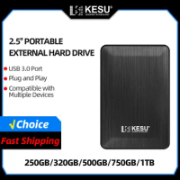 KESU External HDD USB3.0 2.5" Hard Drive 250gb/320gb/500gb/1tb External Hard Disk Storage Compatible For Desktop/Laptop/MacBook