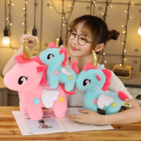10cm Soft Unicorn Plush Toy Baby Kids Appease Sleeping Pillow Doll Animal Stuffed Plush Toy Birthday Gifts for Girls Children