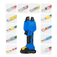 Electric Crimping Tool Terminal Pre-insulated Tube Type Bare Terminal Crimping Portable Tool Rechargeable Crimping