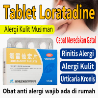 [Original]Tablet LoratadineMengobati rinitis alerg Mengobati urtikaria.meredakan bersin, pilek, gata