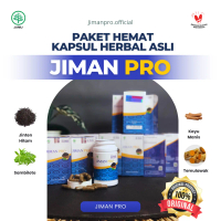 PAKET HEMAT JIMAN PRO Jamu Herbal Kapsul Bantu Memelihara Kesehatan Tubuh Isi 60 Kapsul