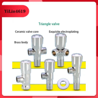 1/2 IN hot and cold water triangle valve water stop valve basin basin solar electric water heater switch eight valve