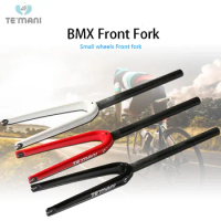 TEMANI Carbon Fiber Front Fork For Dahon BMX Folding Bike 14/16/18/20 inch Carbon Bicycle Forks