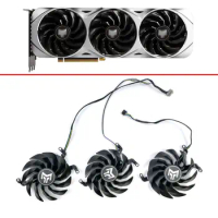 For GALAX GeForce RTX 3060 3060Ti 3070 3070Ti 3080 3080Ti 3090 GB METALTOP 90MM T129215SU Graphics Card Cooling Fan