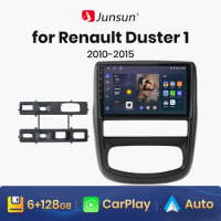 Junsun V1 AI Voice Wireless CarPlay Android Auto Radio for Renault Duster 1 2010-2015 4G Car Multimedia GPS 2din autoradio