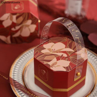 20Pcs Hand Bag Gift Box Creative Kraft Paper DIY gift Candy box kawaii Party Supplies Decor Box Wedding Birthday Gift