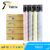 Tatrix Compatible tn221 tn-221 copier toner cartridge TN221 for Konica Minolta Bizhub C227 C287 Sindo C311 C310 ADC227 ADC287