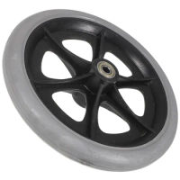8 Inch Front Wheel Solid Tire Wheelchair Accessories Replacement for Wheelchairs