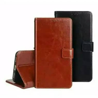 Flip Case Realme C12 / Realme C15 Flip Cover Kulit Flip Wallet Leather Dompet Kulit Realme C12 Maroo