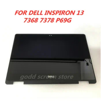 13.3'' for DELL Inspiron 13 7368 7378 p69g LCD Screen+Touch Digitizer Assembly+Frame