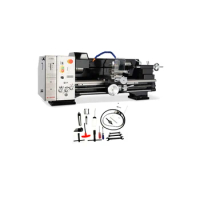 C25 10"✖21” Spindle bore 26mm Mini metal lathe machine for household use With Cooling system