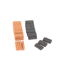 Mô hình Model 50 đơn vị Nhà búp bê DIY Mô hình kiến trúc cảnh quan Mô hình đồ chơi bằng gạch