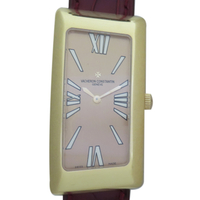 【二手名牌BRAND OFF】VACHERON CONSTANTIN 江詩丹頓 18黃K金 1972 Asymmetric 石英 腕錶