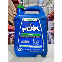 『油工廠』PEAK 美國原裝 50% 水箱精 綠色 已預混 防凍 防沸騰保護 1加侖 (3.78L)
