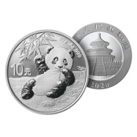 2020 China Panda 30g Ag.999 Silver Panda Coin RMB10 Yuan