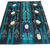 Sarung Donggala Hitam Liris Gradasi 3D A1 Super Putra Donggala