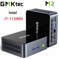 GMKtec M2 Intel i7 11390H Mini Pc Windows 11 Pro WiFi 6 BT5.2 Dual DDR4 3200mhz NVME SSD 4K HD Desktop Gaming Computer