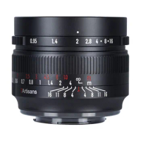 7artisans 50mm F0.95 APS-C Large Aperture MF Prime Portrait Lens for Fuji XF Sony E Canon RF/EF-M Micro 4/3 Nikon Z