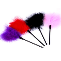 Erotic Toy Feather Flirt Clit tickler Whip Sex Toy Products Bondage Slave Erotic BDSM SM for Couple Women Adult Game