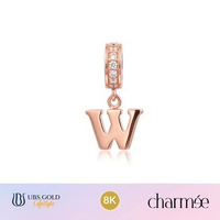 UBS Gold - Liontin Emas Charmee Alpha Cheri W - 8k - Ald0220k Rose Gold