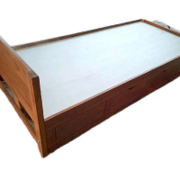 kayu jati untuk ukuran 120x200 model bongkar pasang Furniture kasur dipan aesthetic mebel cantik day