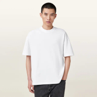 【ALLSAINTS】HAVEN 厚質純棉寬鬆短袖T恤-白 M029JC(寬鬆版型)