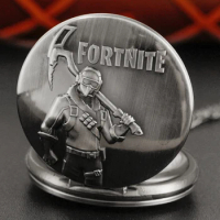 New Popular Armed Game Character Quartz Pocket Watch Men's Necklace Bracelet Pendant Accessories Women's Jewelry Gifts