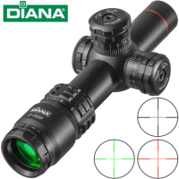 DIANA HD 2-7x20 EG Scope Mil Dot Hunting Riflescope Illumination Reticle Sight Rifle Scope Sniper Hunting Scopes