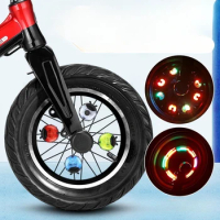Creative Ladybug Children Bicycle Light Spoke Seatpost Handlebar Bike Frame Universal Bike Lights Bicycle Accessories