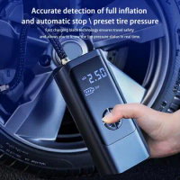 Universal Car Air Compressor Cordless Portable Air Pump For Accurate Inflation Car Tires Electric Air Pump tyre Auto accessories