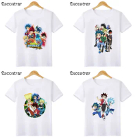 Beyblade Burst Evolution Cartoon Print Kids T-shirts Baby Boys/Girls Clothes Funny T shirt Summer Casual Children Tops,HKP5470