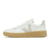 Veja 休閒鞋 V-10 Leather 女鞋 白 灰 膠底 皮革 經典 小白鞋 VX0203665A