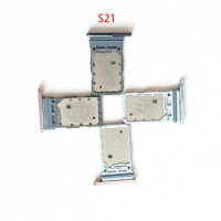 10Pcs For Samsung Galaxy S21 Plus Dual Sim Card Tray S21+ S21 Ultra Micro SD Holder Nano Slot Replacement Part