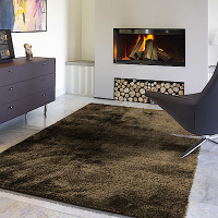 范登伯格 - 凱特 混織長毛地毯 (咖啡色 - 200x290cm)